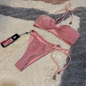 New Blackbough Pink Glitter bikini